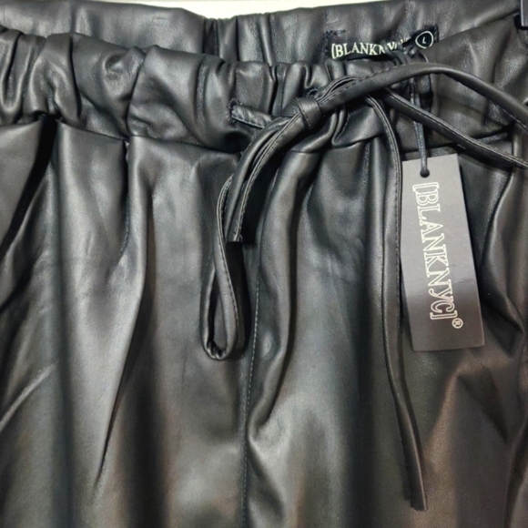 Blank NYC Vegan Leather Pants In Nowhere Road - Picture 8 of 9